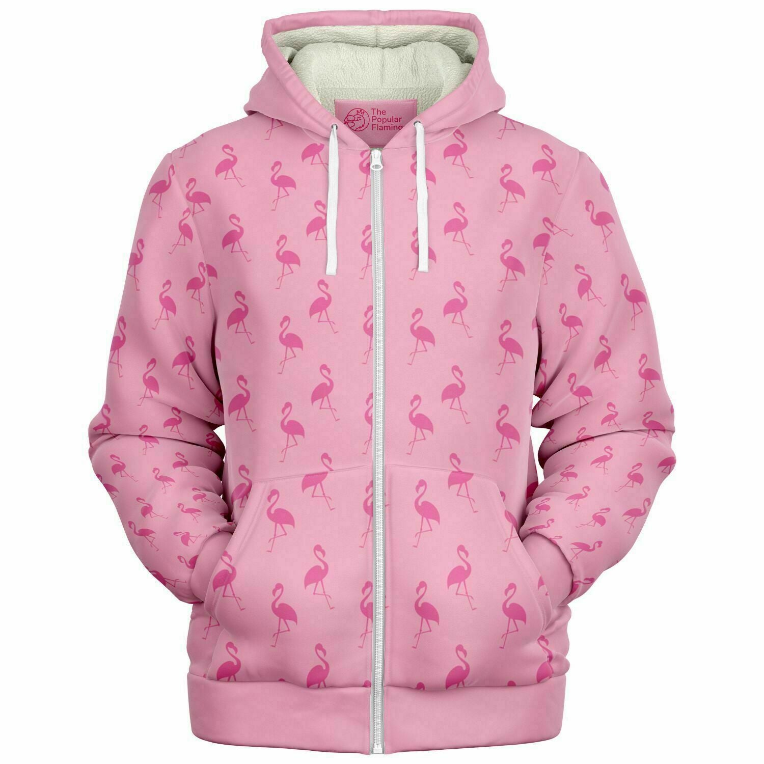 Women Jungle Flamingo Cactus Pineapple Hoodie Dress Print