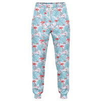 Flamingo Blue Floral Joggers