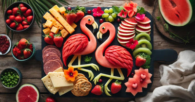 How to Create the Ultimate Flamingo Charcuterie Board