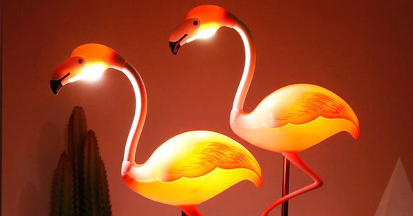 Defeat Darkness with this Flamingo Lamp!