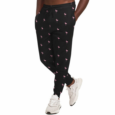 Black Classic Flamingo Joggers