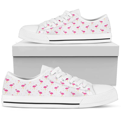 Pink Flamingo Style Canvas Shoes