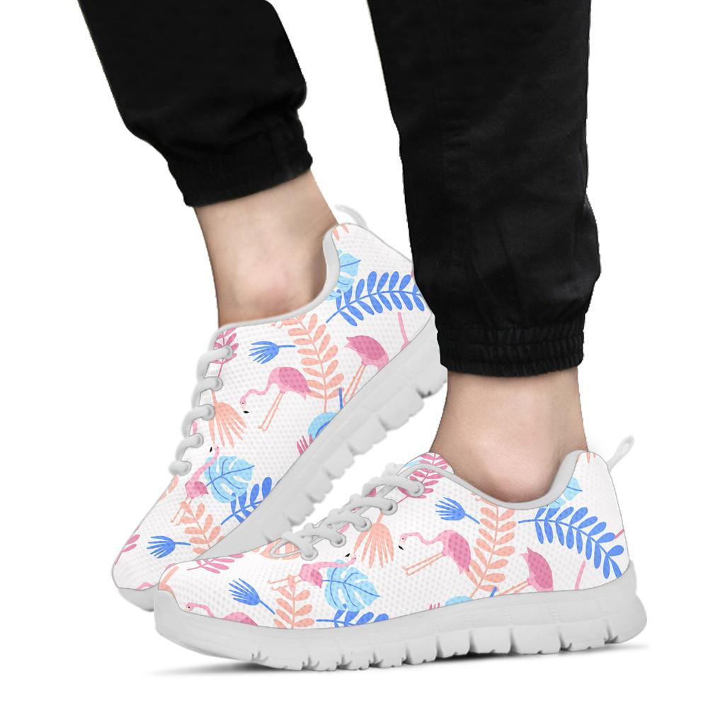 Pink Flamingo Floral Sneakers