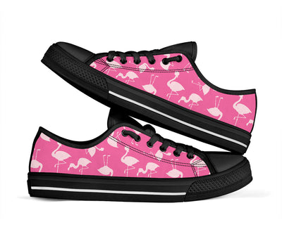 Pink Flamingo Canvas Shoes