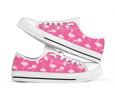 Pink Flamingo Canvas Shoes