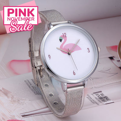 Classic Pink Flamingo Watches