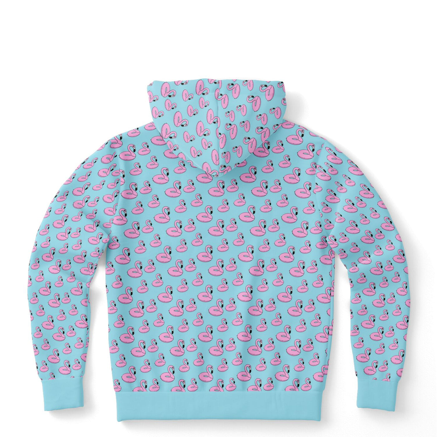 Flamingo Floatie Pullover Hoodie