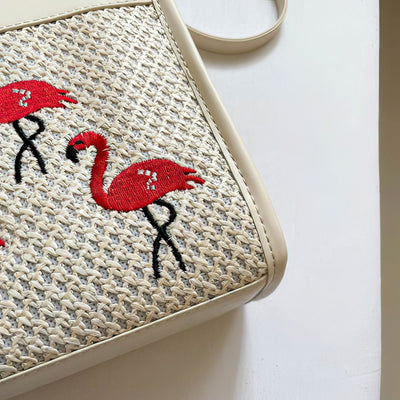 flamingo purse