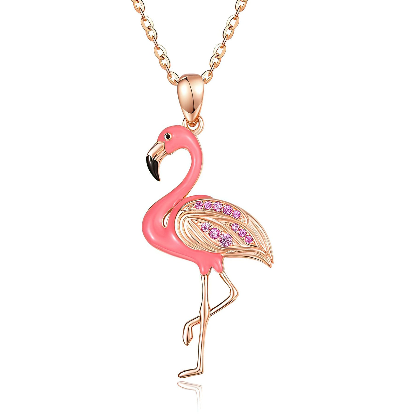 Pink Flamingo Necklace