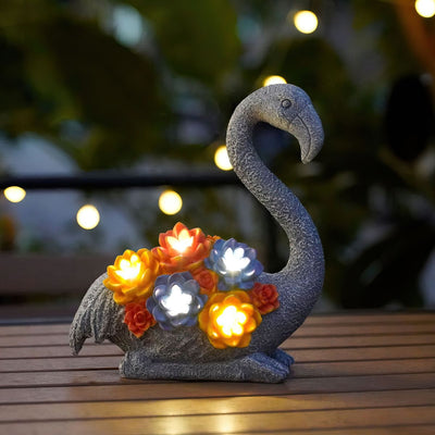 Flamingo Flower Light Ornament