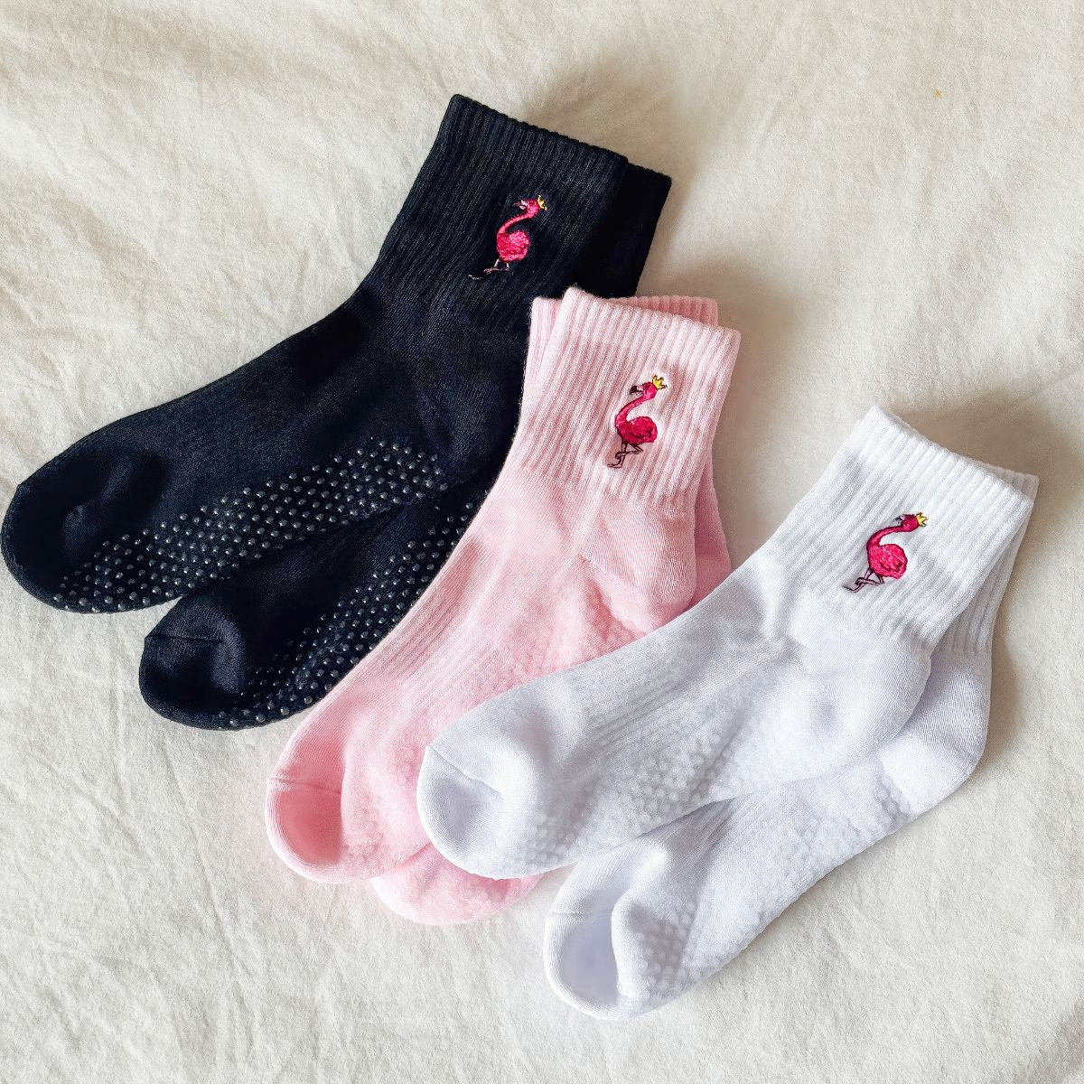 flamingo socks