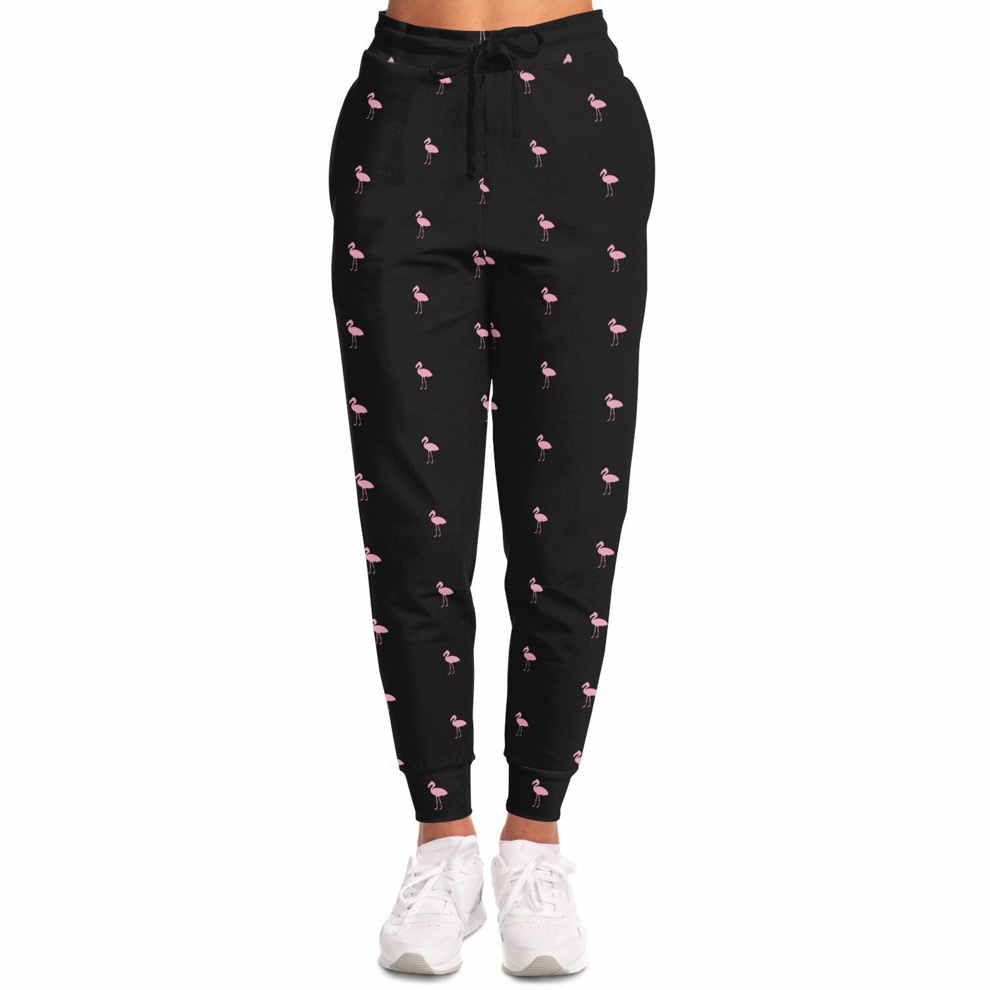 Black Classic Flamingo Joggers