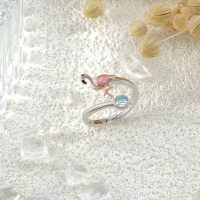 Forever Flamingo Ring