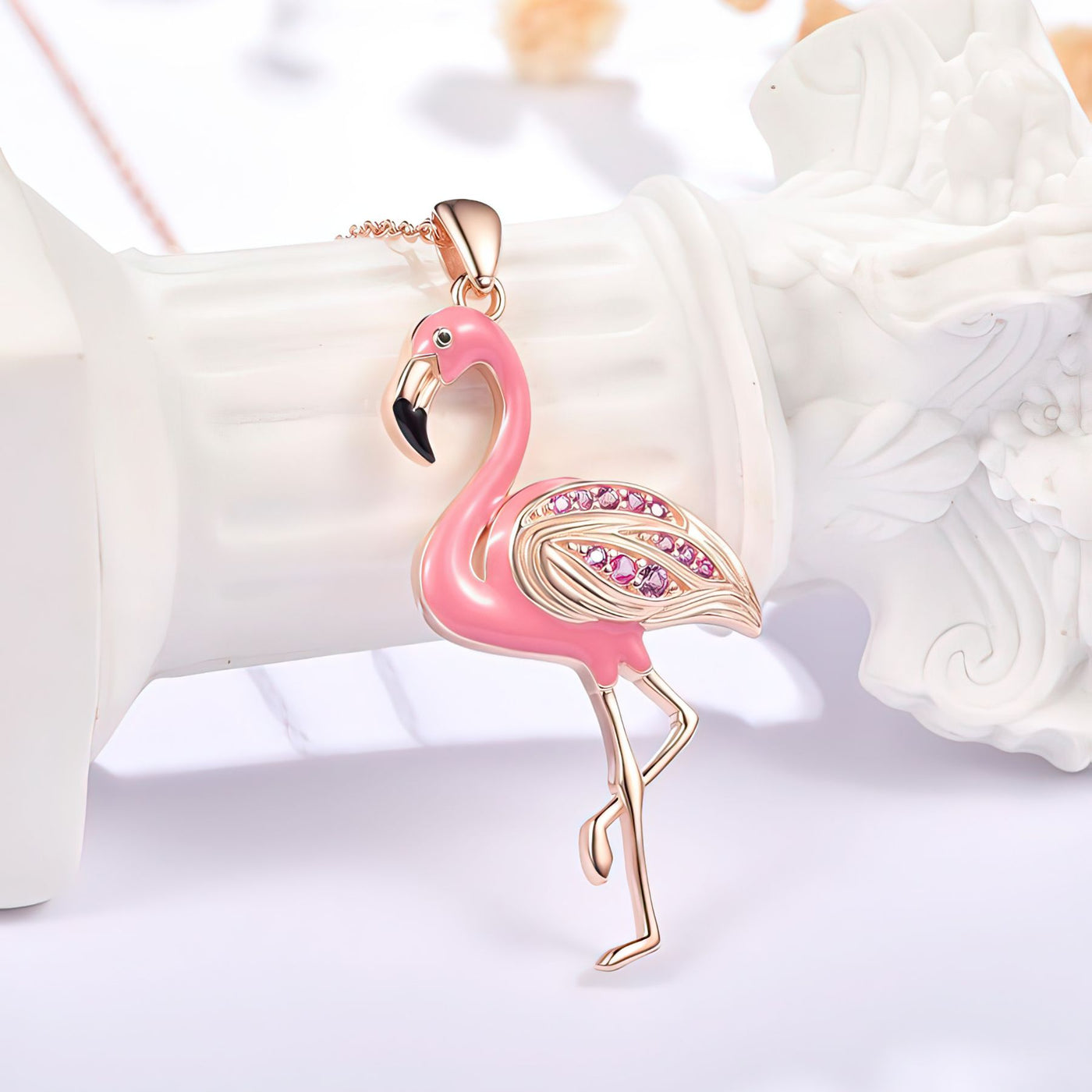Pink Flamingo Necklace
