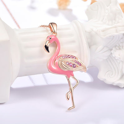 Pink Flamingo Necklace