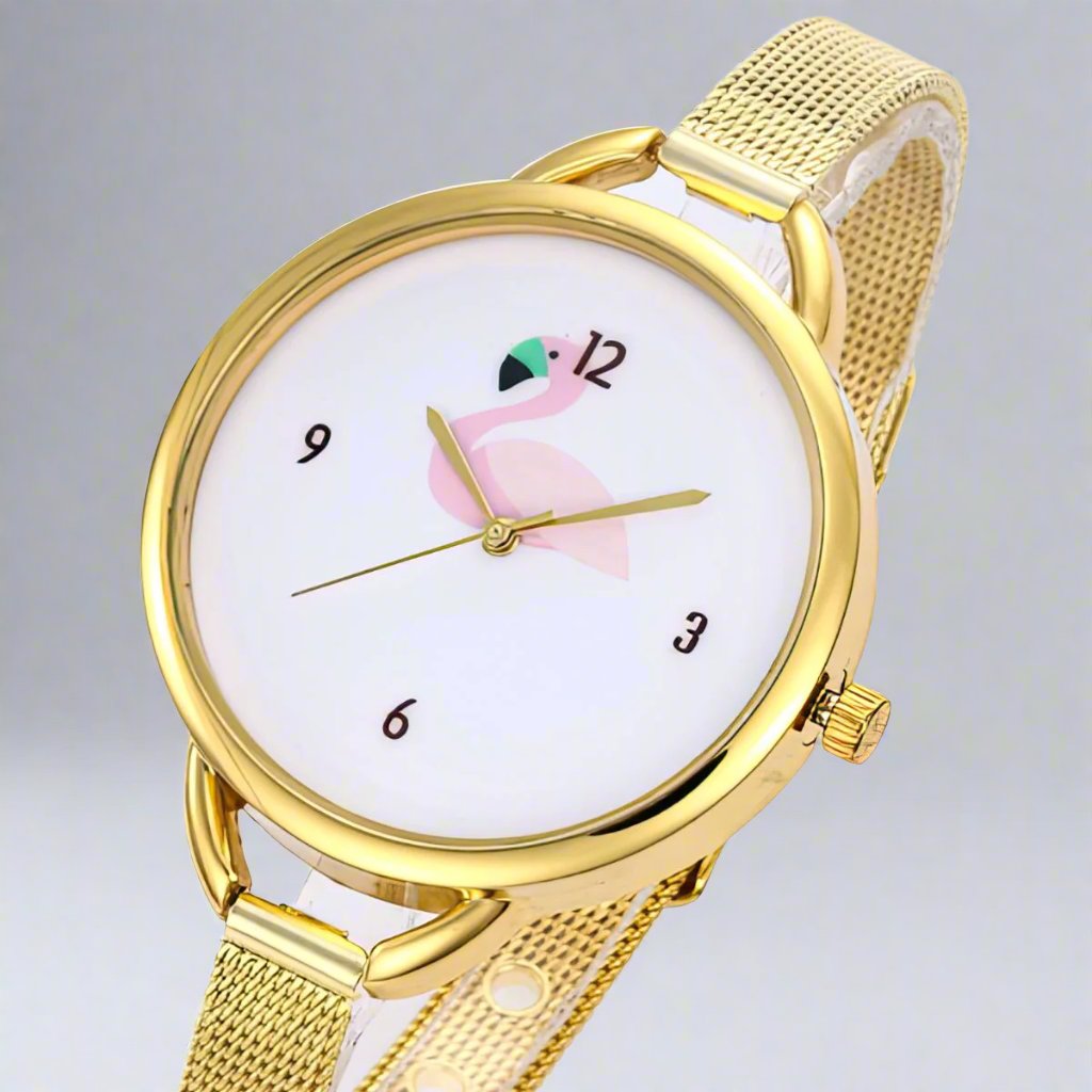 Classic Pink Flamingo Watches