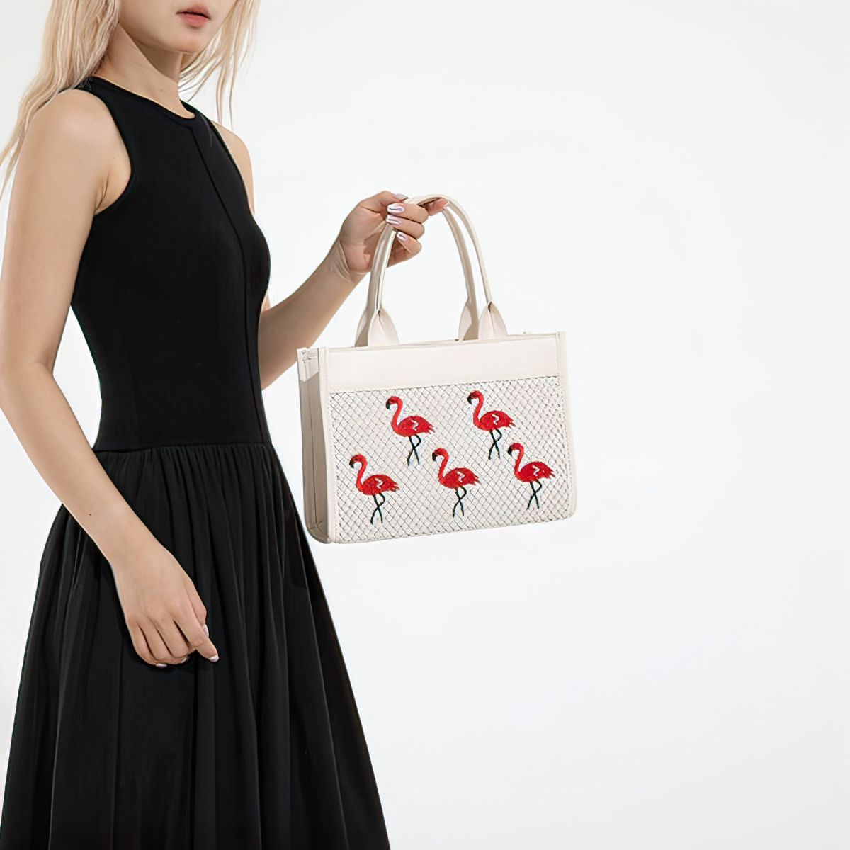 pink flamingo handbag