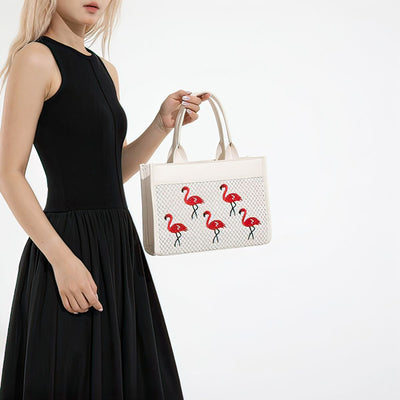 pink flamingo handbag
