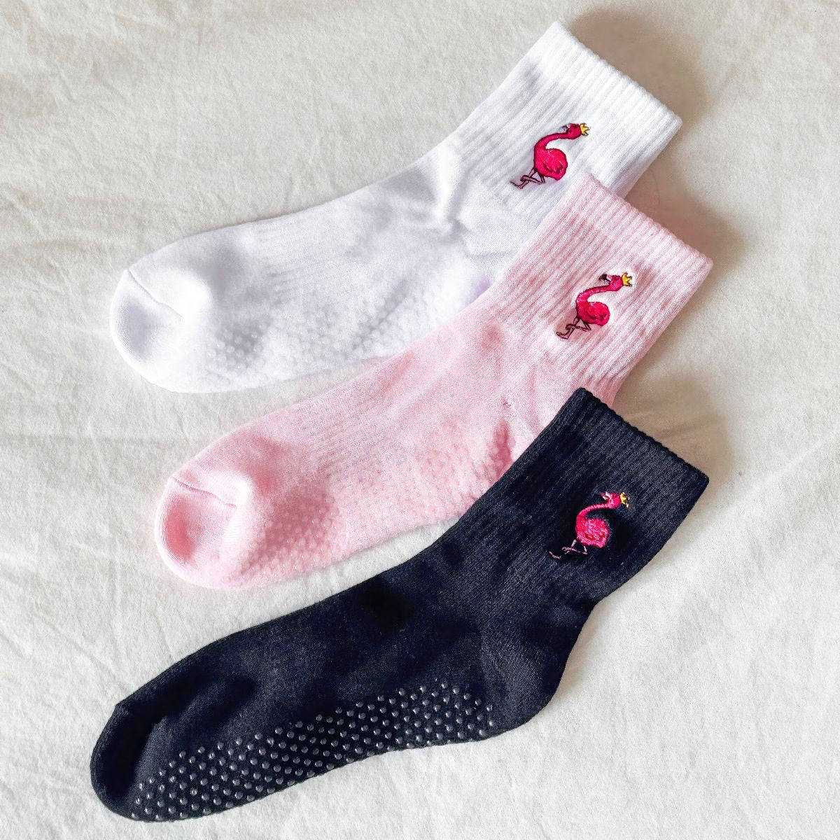 flamingo socks