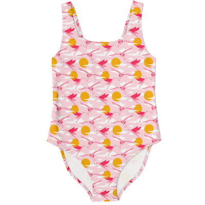 Flying Flamingo Sunset Swimsuit