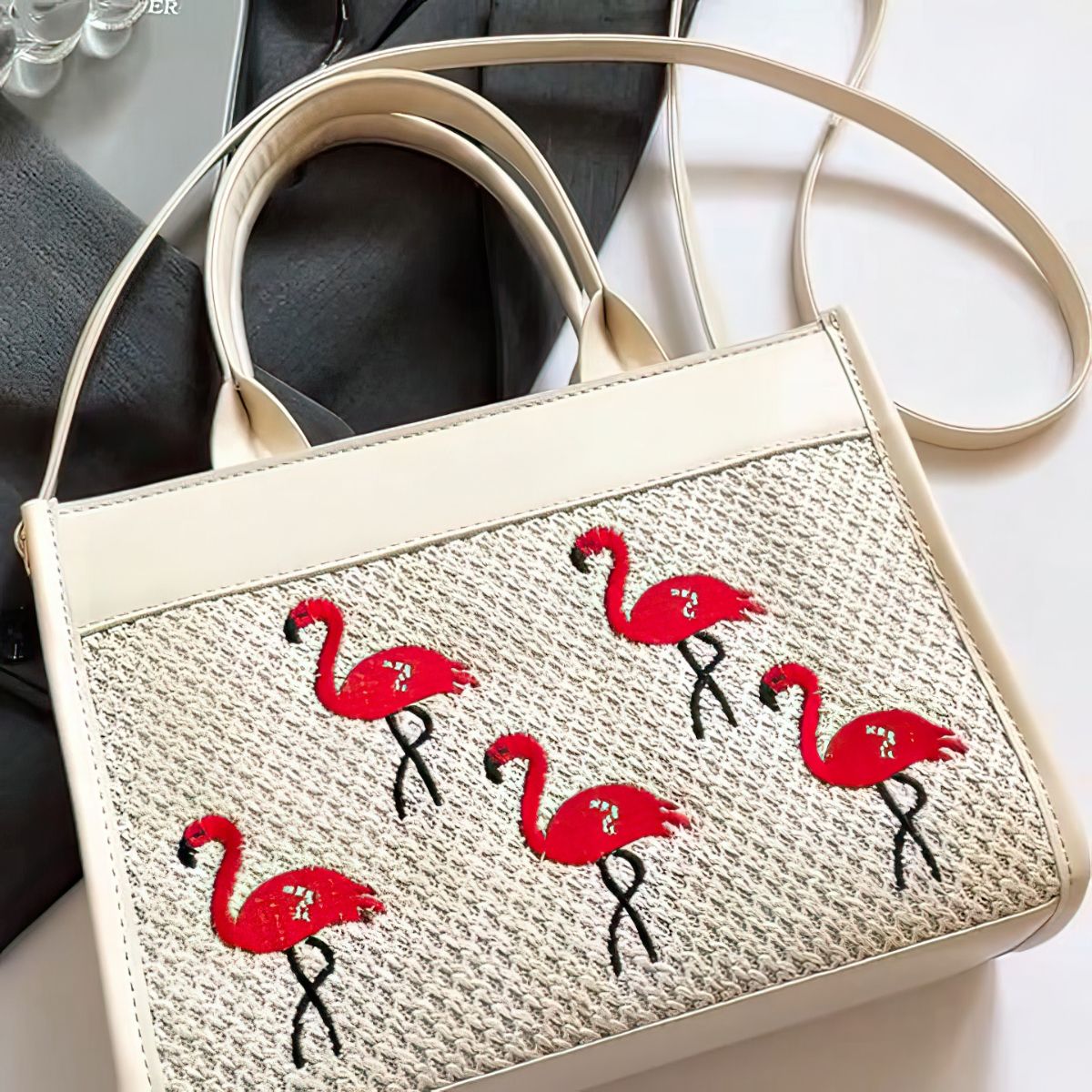 flamingo bag