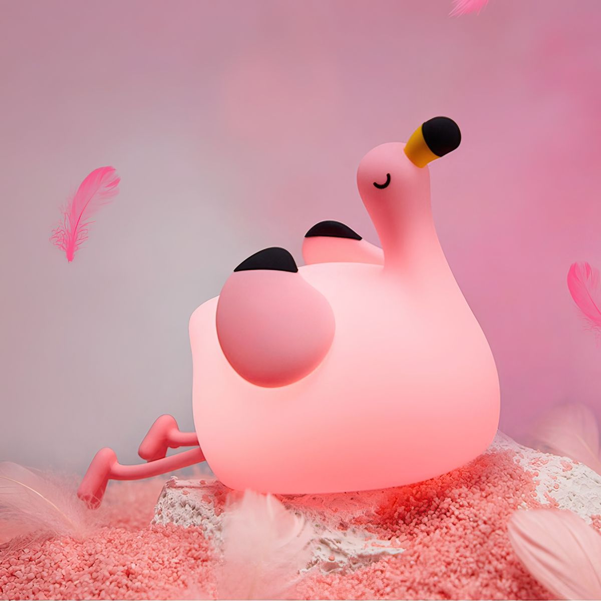 Pink Flamingo Night Light