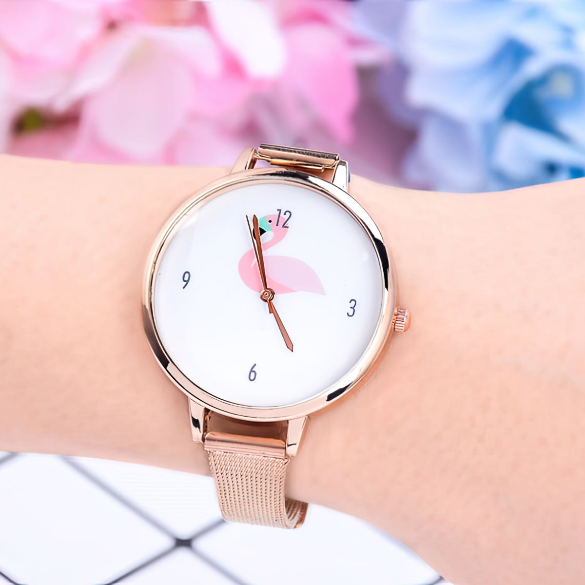 Classic Pink Flamingo Watches