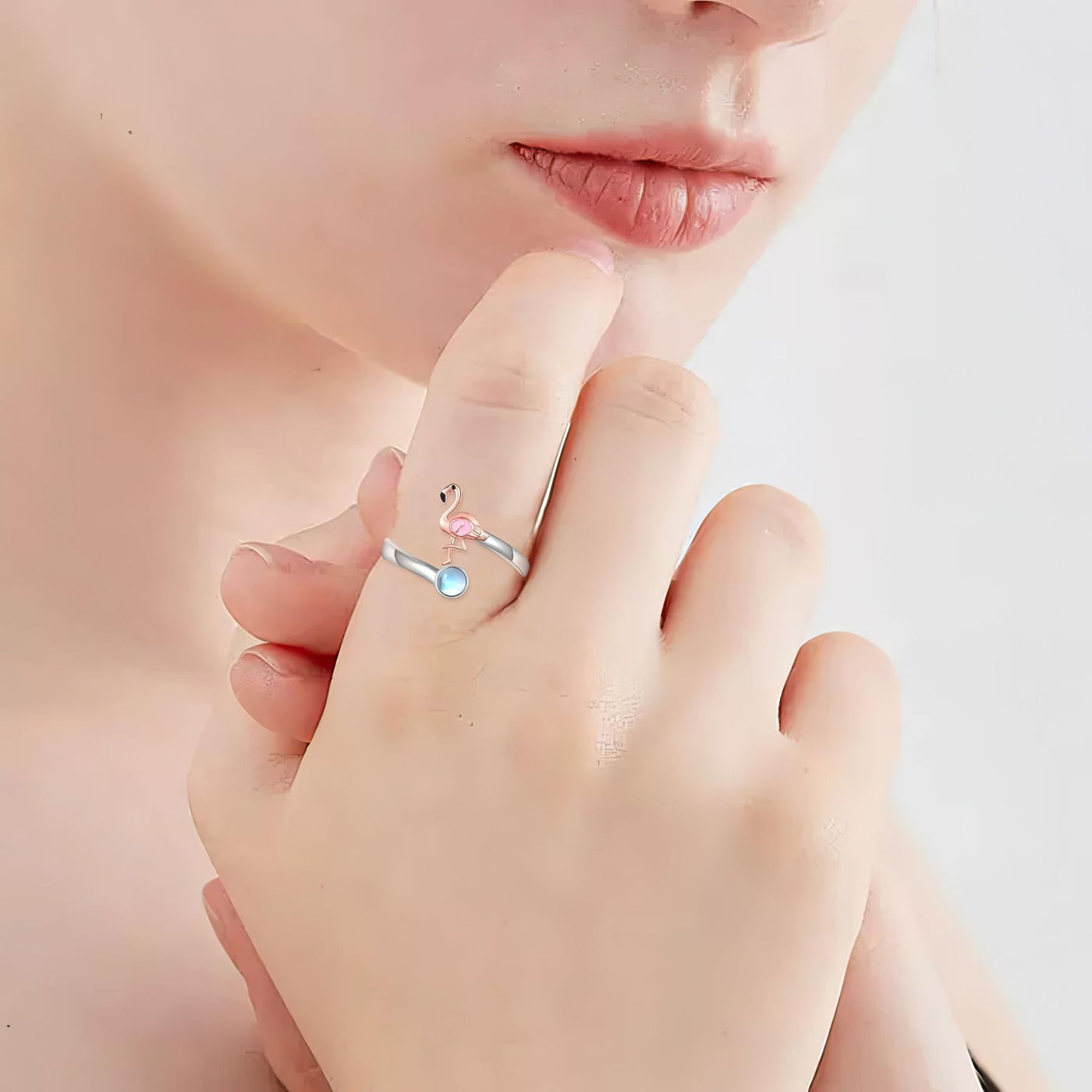 Forever Flamingo Ring