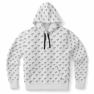Classic Flamingo Outline Pullover Hoodie