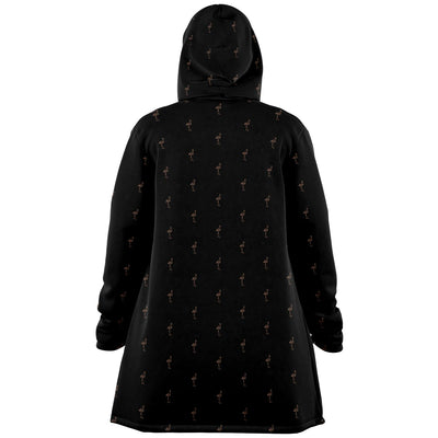 Classic Flamingo Silhouette Cloak Hoodie