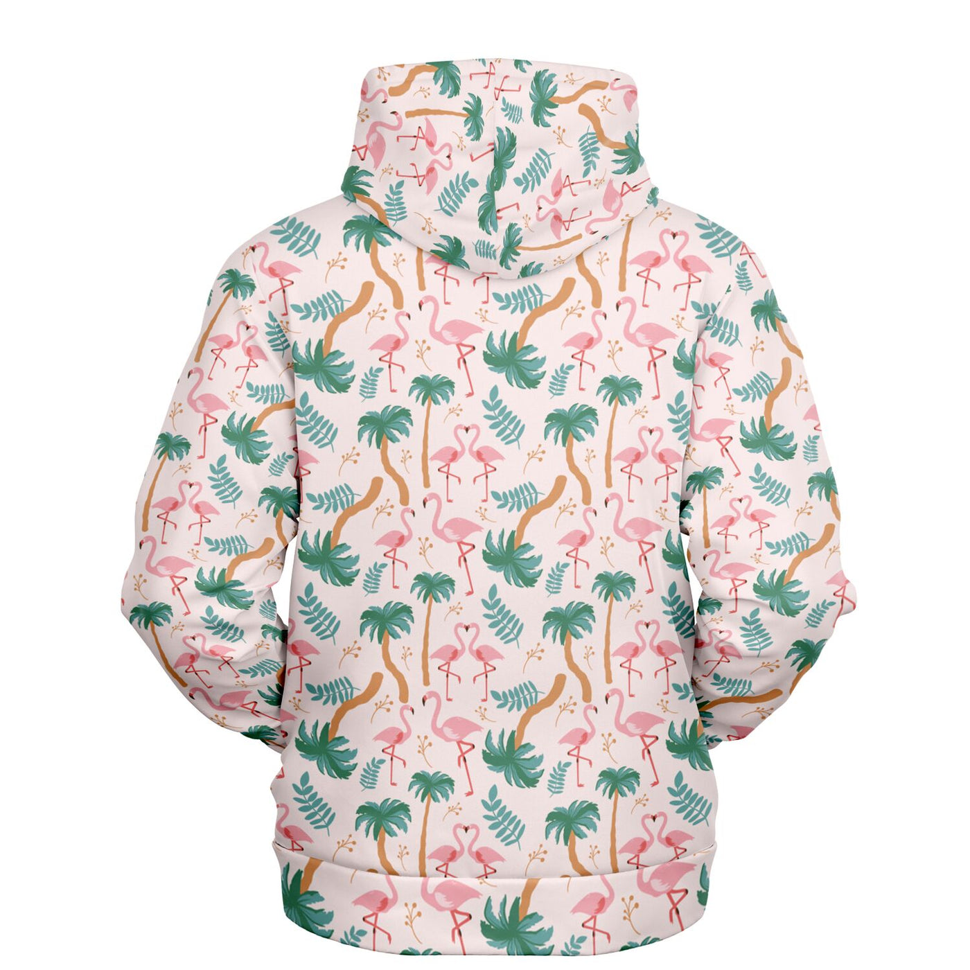 Flamingo Tropical Floral Hoodie