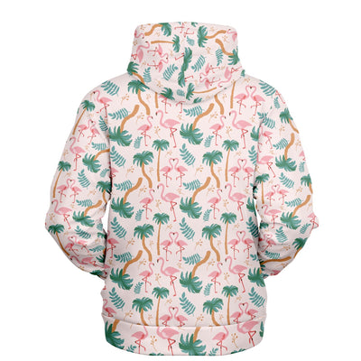 Flamingo Tropical Floral Hoodie