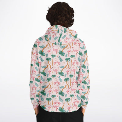 Flamingo Tropical Floral Hoodie