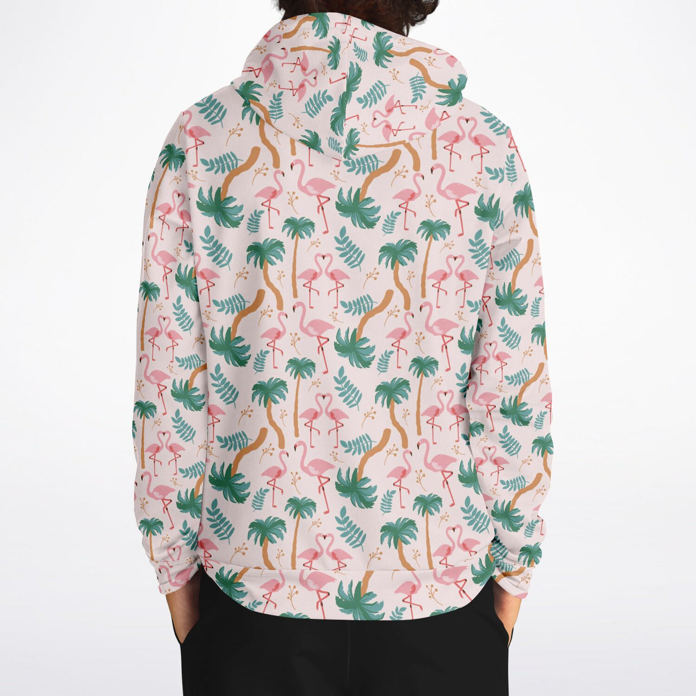 Flamingo Tropical Floral Hoodie