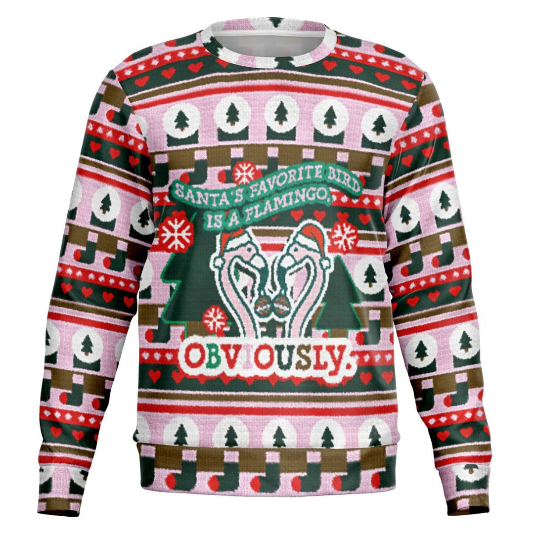 Bird Christmas Sweater FA LA LA Ugly Christmas Sulphur Cockatoo