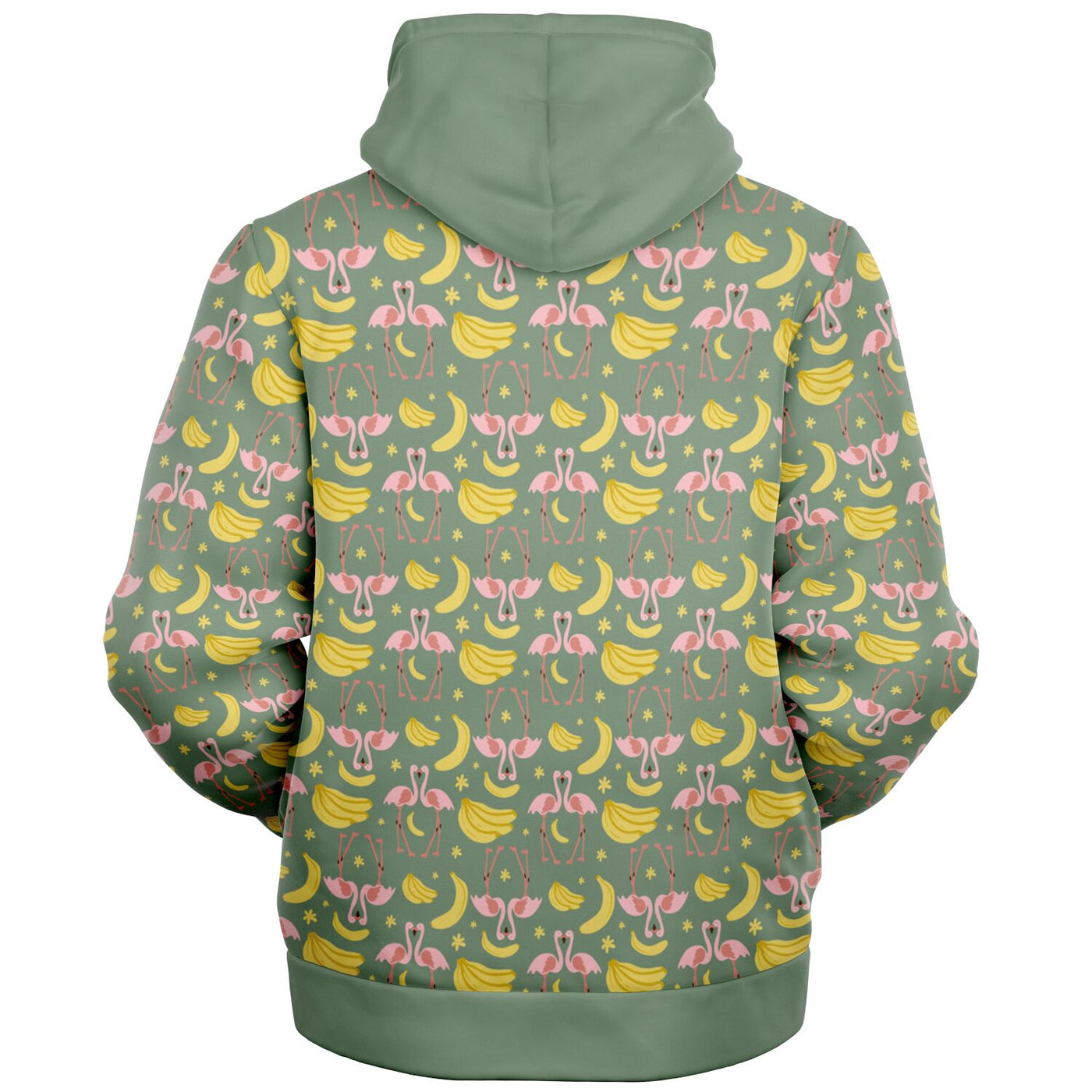 flamingo zip up hoodie