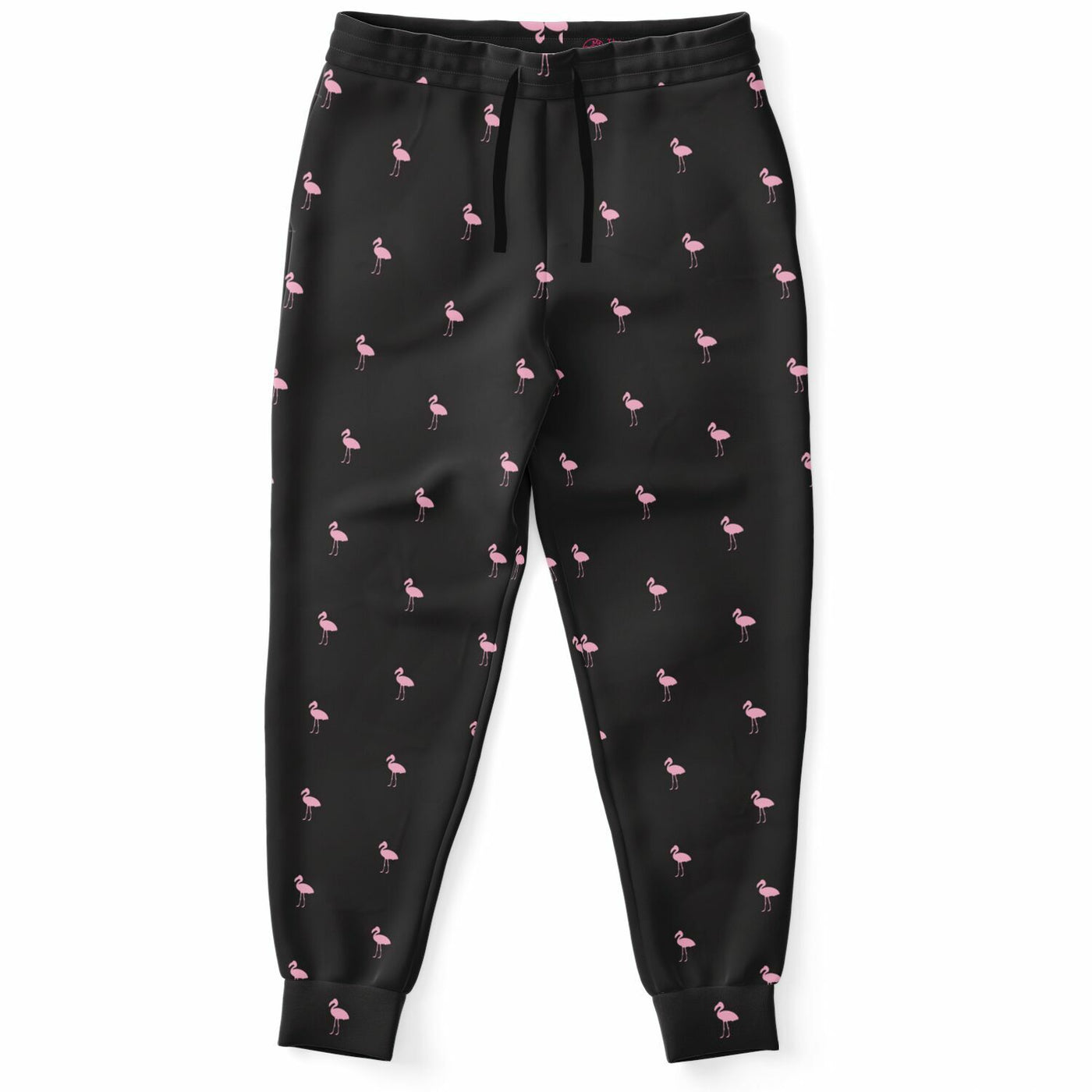 Black Classic Flamingo Joggers