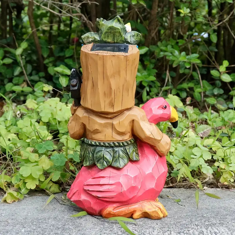 Flamingo Solar Tiki Light
