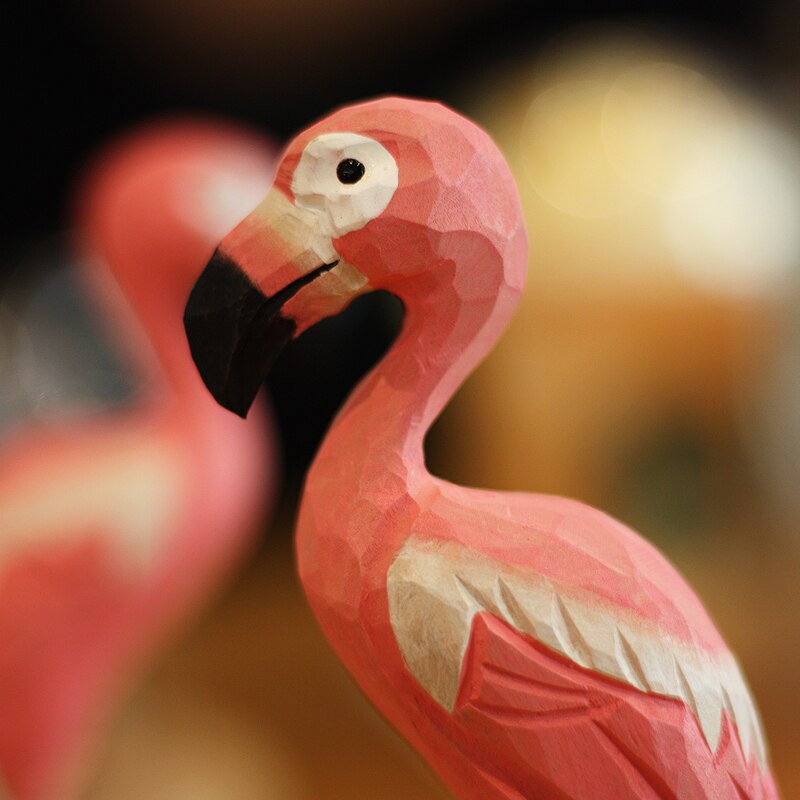 Flamingo Wood Ornament