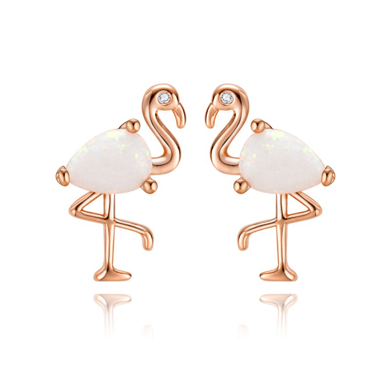 Flamingo Stone Earrings