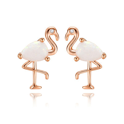Flamingo Stone Earrings