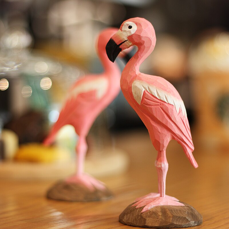 Flamingo Wood Ornament