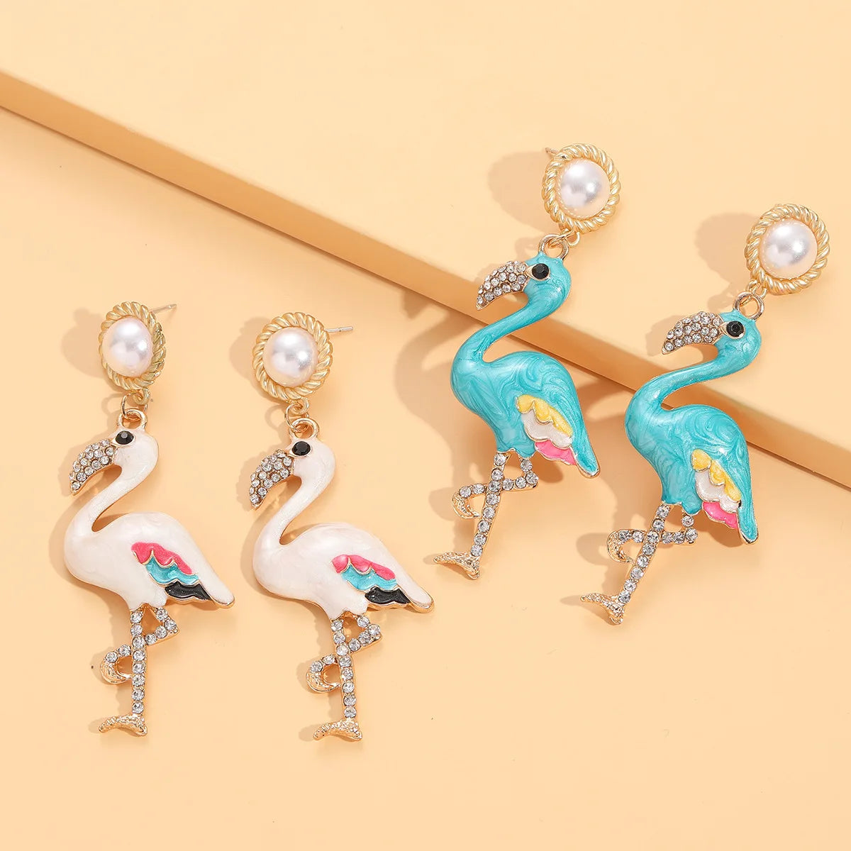 Flamingo Statement Earrings