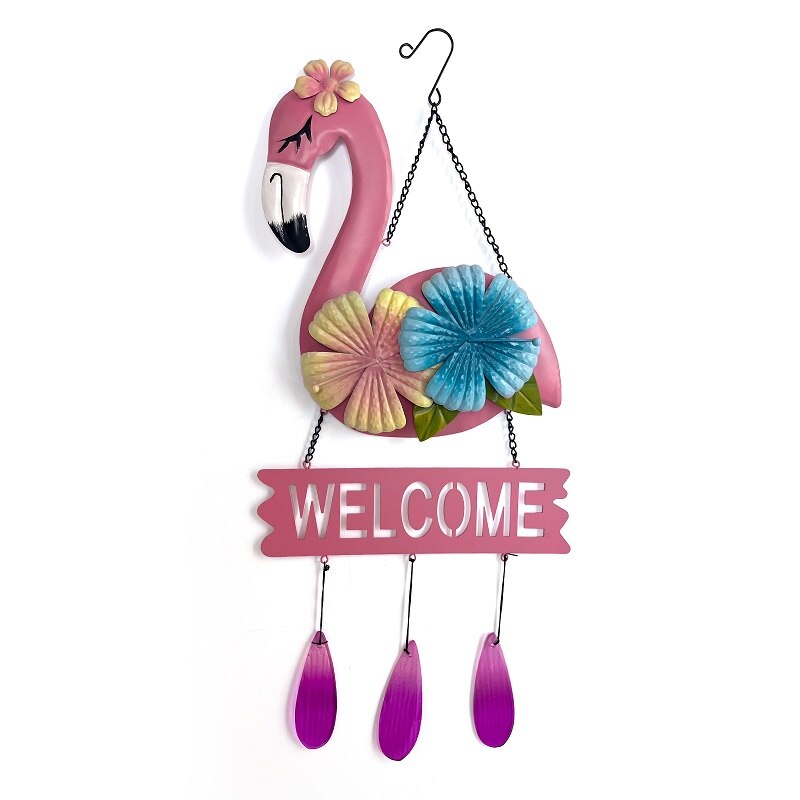 Flamingo Welcome Sign