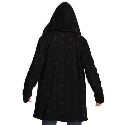 Classic Flamingo Silhouette Cloak Hoodie