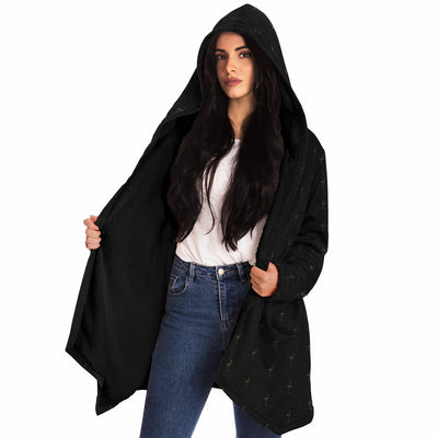 Classic Flamingo Silhouette Cloak Hoodie