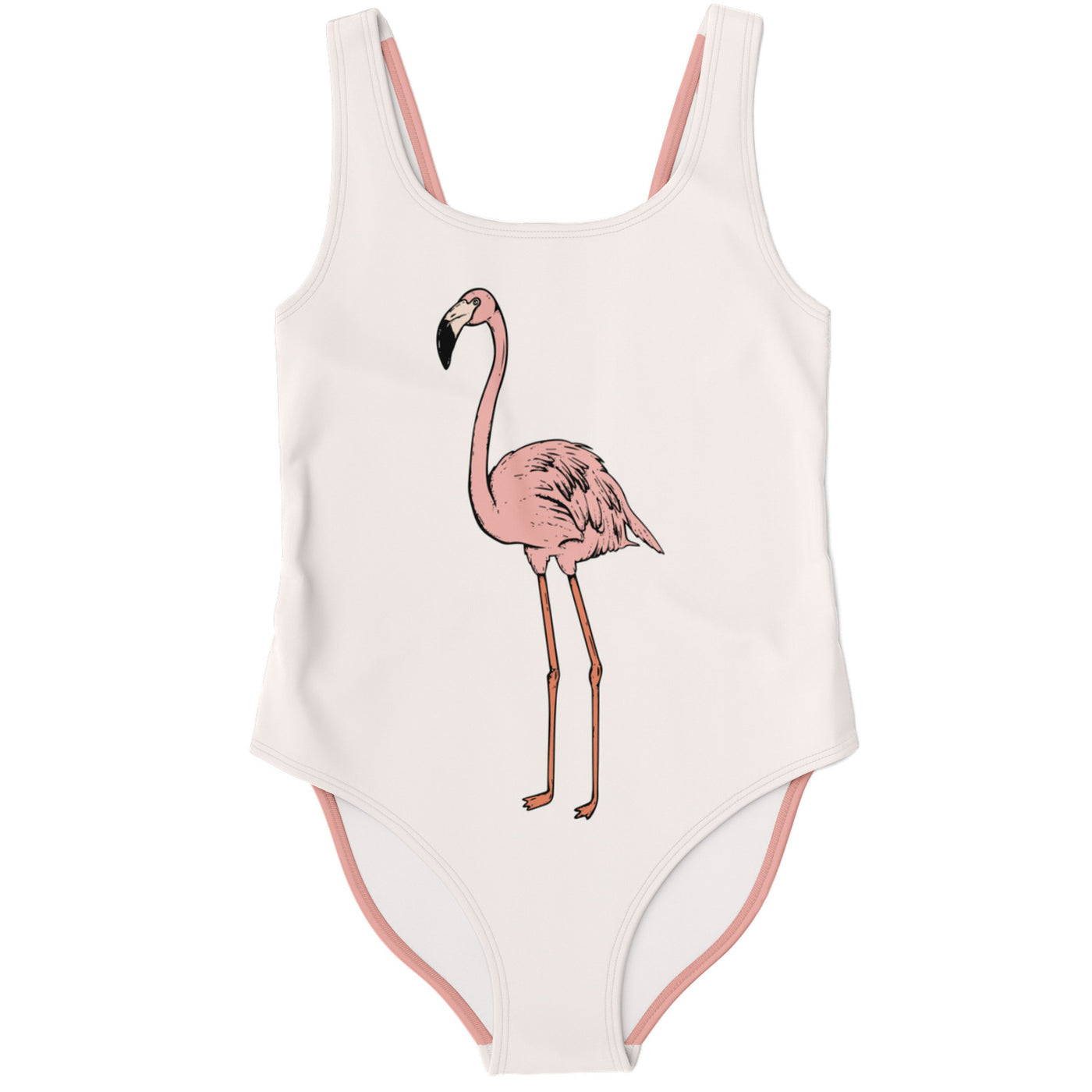 Classic Big Flamingo Swimsuit