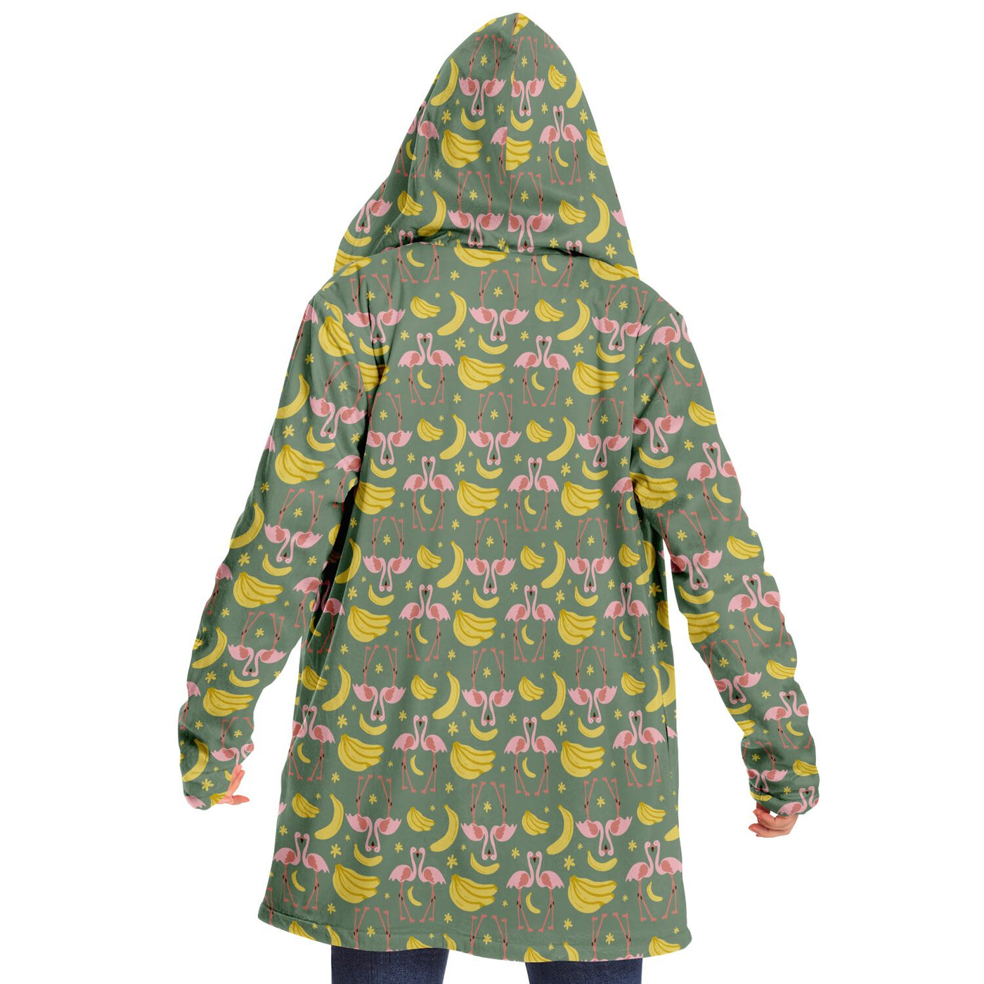 Flamingo Banana Cloak Hoodie