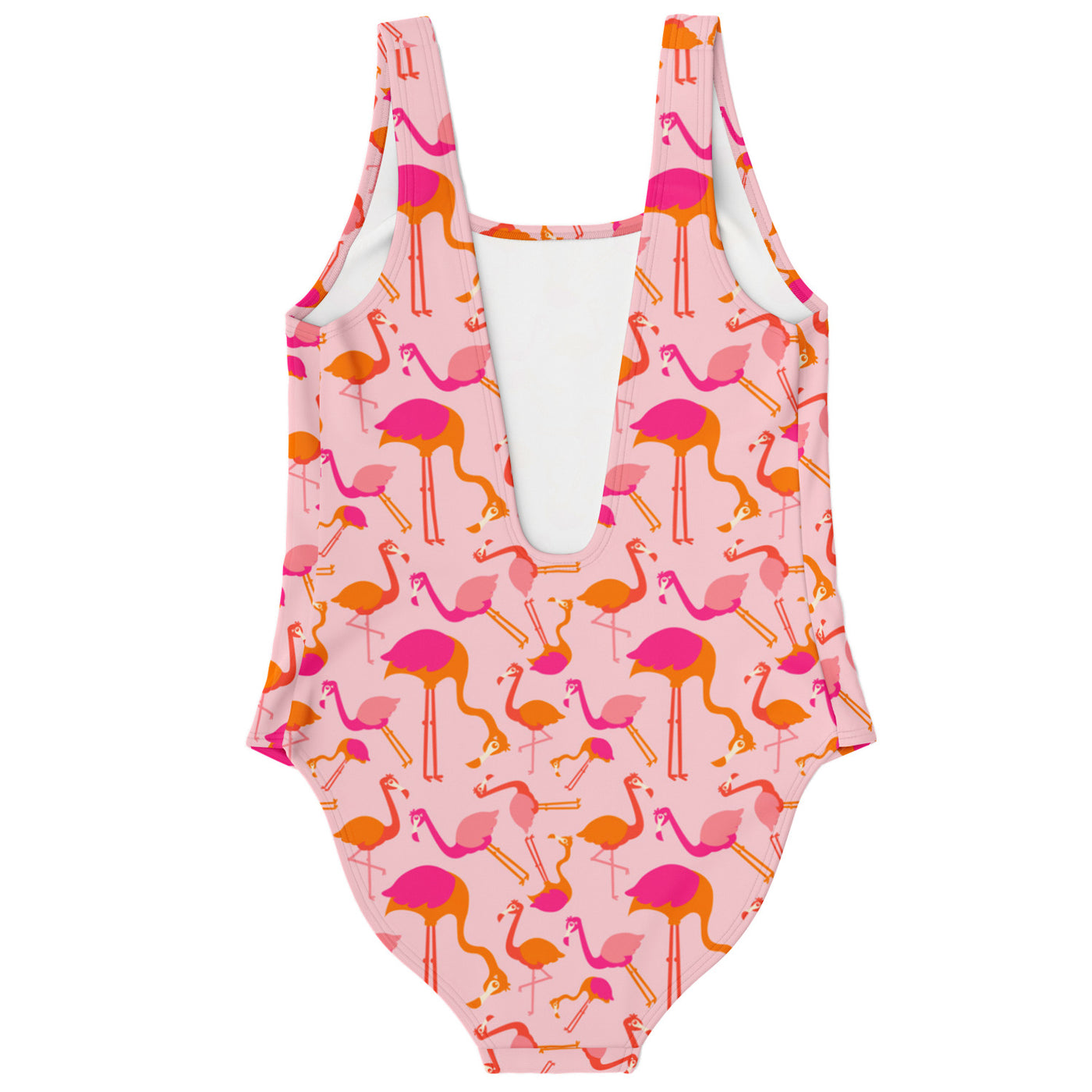 Multicolor Pink Flamingo Swimsuit