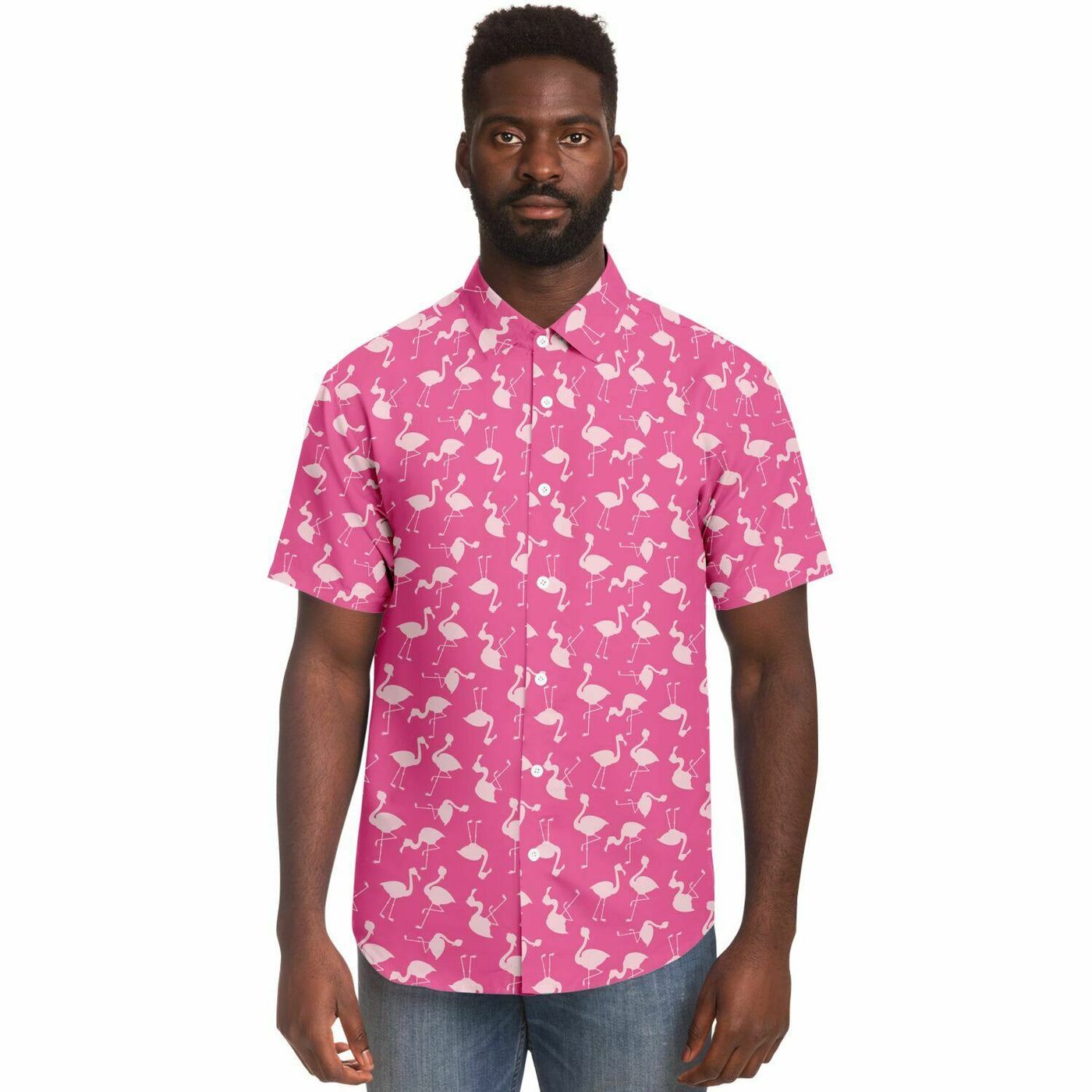 Pink Flamingo Hawaiian Shirt